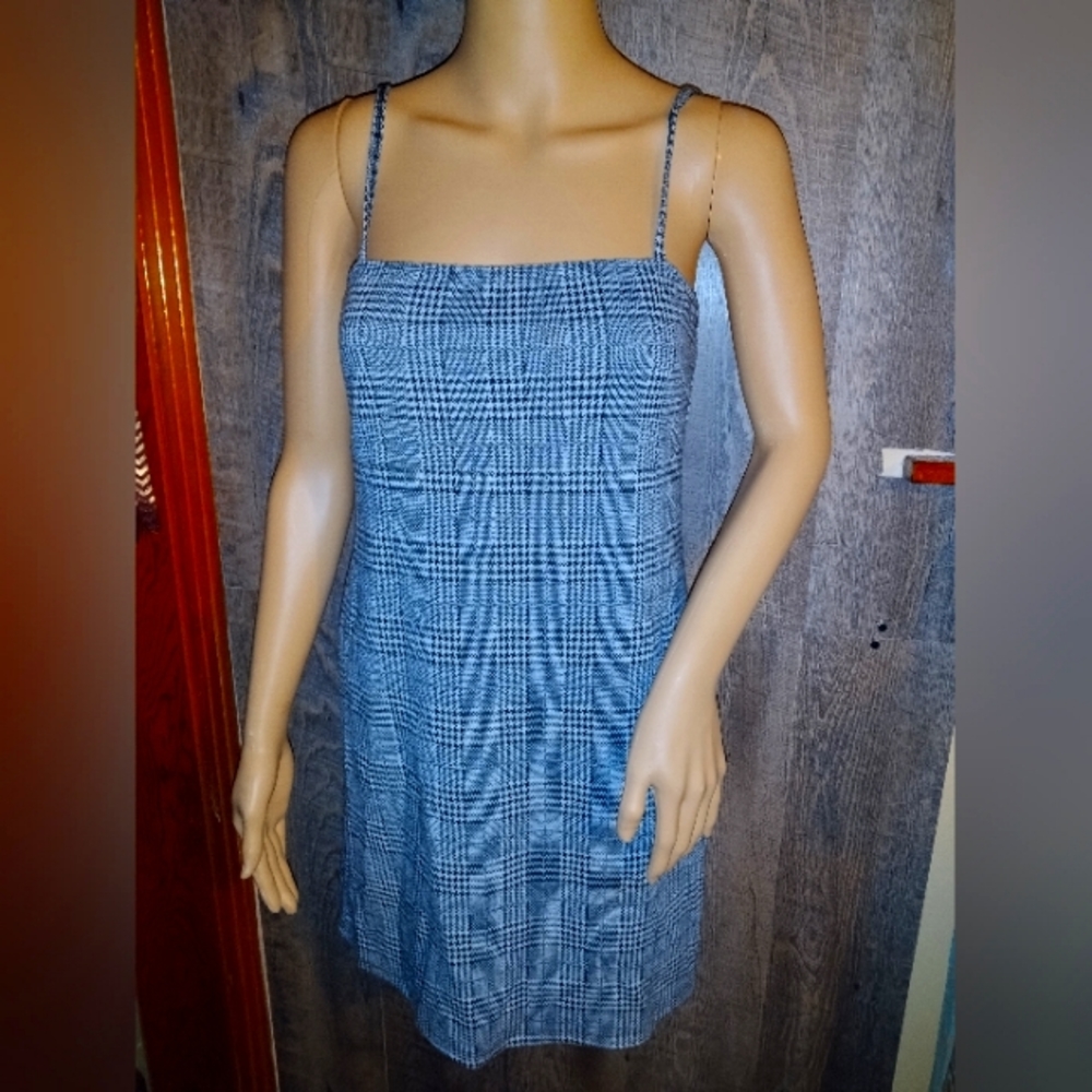 Popular basics houndstooth bodycon knit y2k 90s dress Mini